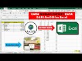 CARA MUDAH EXPORT DATA DARI ArcGIS ke Excel