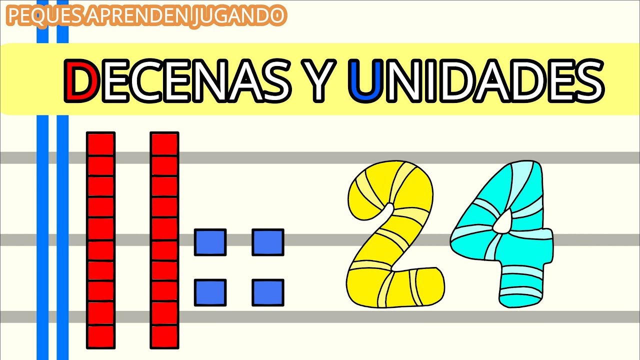 Las Decenas Y Unidades Para Niños Video De Peques Aprenden Jugando ...