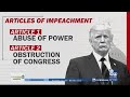 President Donald Trump impeached by US House on 2 charges