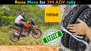 Reise Moto Trail R tyres installed  KTM 390 Adventure Rally | try and tested