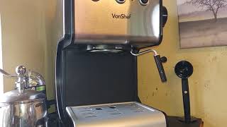 VonShef 15 bar espresso machine 13/171