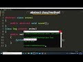 abstract class program in java | Learn Coding