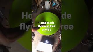 home made flywheel free energy generator.
