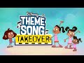 Disney Primos Theme Song Takeover 🎶 | T Sisters | @disneychannel