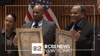 2 retired NYPD officers honored for helping save MLK home in Atlanta