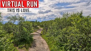 Virtual Run | Stunning Nature Scenery from Nothern Norway | Treadmill Running Video