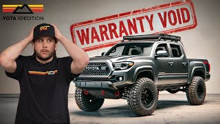 Tips For Modifying Your Toyota And NOT Voiding Your Warranty!