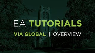 Intro to VIA & Overview | EA Tutorials | Michigan State University