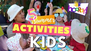5 FUN Summer Activity Ideas for Children #summercampforkids #summeroutdooractivities