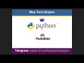 Python Variables