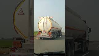 oil tanker truck #truck #trucks #oiltankertruck #tanker #tankertruck #crane #construction #highway