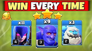 The Best Th11 Attack Strategy To Easily 3 Star⭐❤️|| Clash Of Clan