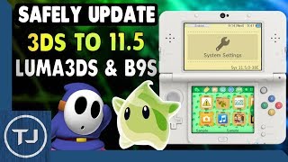 Safely Update 3DS Running LUMA CFW \u0026 B9S To 11.5.0-38