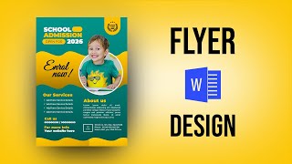 How to Make a Flyer in MS Word | Easy Flyer Design Tutorial (2025)