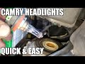 How to Replace Headlight Bulbs 2007-2011 Toyota Camry