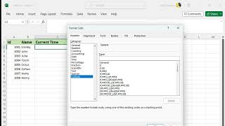 How to get current date and time with milliseconds #Microstexcel