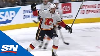 Dalton Prout Makes Nice Deke To Score First Of Season With Calgary Flames