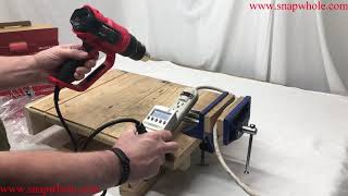 Harbor Freight Bauer 1600 Watt Heat Gun Test and Review