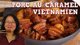 Porc au caramel vietnamien ‘Thịt kho tàu’ : recette facile, version avec du jus de coco