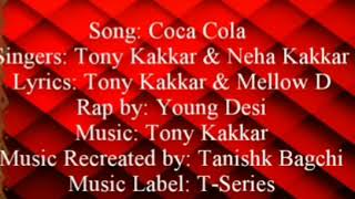 Coca cola Tu song Luka chuppi lyrics