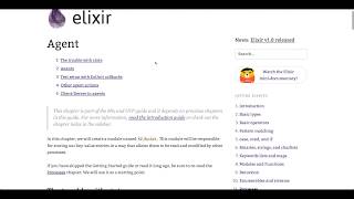 Elixir Guides - Agent