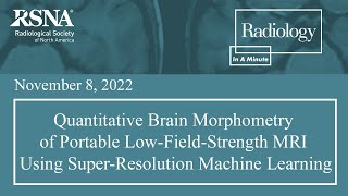 Brain Morphometry of Portable Low–Field-Strength MRI with Machine Learning