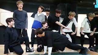 [SKZ VLIVE] [日本語字幕 | Eng Sub]20171120 Stray Kids 첫 V LIVE! 몸 풀기 운동!