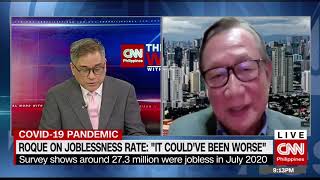 Roque on joblessness rate: \