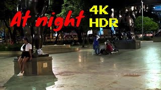 night tour downtown Medellin Colombia 4K HDR 2023