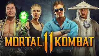 Mortal Kombat 11 - All Klassic Movie Skin Intro Dialogues! (Raiden, Sonya, Johnny & Shang Tsung)