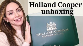 Holland Cooper unboxing \u0026 try-on - first purchase review #hollandcooper #hollandcooperunboxing