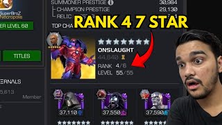 FIRST EVER 7 STAR RANK 4 | HOW MUCH MONEY WOULD HE SPEND ON SUPERIOR BANQUET CRYSTALS | MCOC