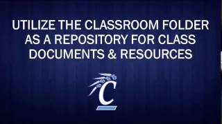 Using the Class Materials Folder