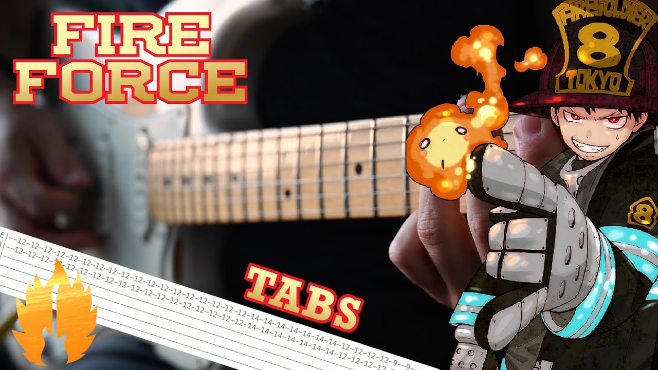 【TABS】Fire Force OP Guitar Lesson W/ Tabs - Inferno (Mrs. Green Apple ...