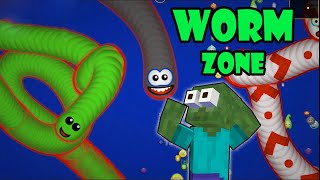 Monster School : WORMS ZONE IO CHALLENGE- Minecraft Animation