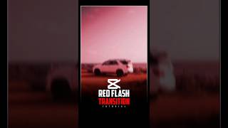 How I Create Soft Red Flash Transition Tutorial in Capcut 🤯🔥 #edit #capcut #tutorial