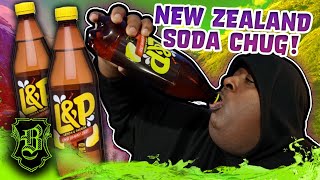 Enjoying L\u0026P (Lemon \u0026 Paeora) Soda From New Zealand! (STEALTH CHUG)