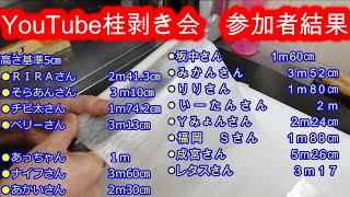 you tube 桂剥き会　参加者結果