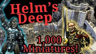 Epic Helm's Deep Siege Battle Report! - Middle Earth Strategy Battle Game | MESBG