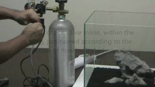 How to Install: Complete CO2 System - CO2 regulator and cylinder installation for nature aquarium