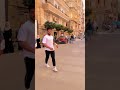 خد يابن خالتي 😱🔥خطاب نزل بتشقلب في الشارع علشان يشوف ريأكشنات الناس🤌💪 parkour