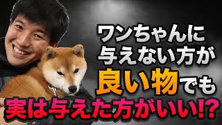 ワンちゃんに与えない方がいいと言われているけど、与えた方がいい物！