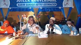 Karim Sanogo, Alocution et Faïda de L'anniversaire 2025 dans la salle Lamissa Bengaly.