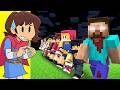 10 Friends vs one SCARY MYTH in Minecraft