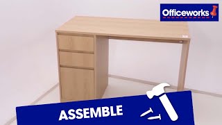 Studymate Fulton Storage Desk Left Hand Assembly