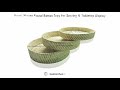 diy round rattan serving trays cane basket ideas 2020