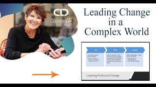 Leading Change in a Complex World - Course Demo