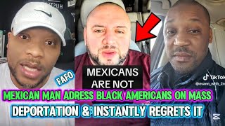 Mexican Man Mocked  Black Americans Over Deportations – Faces Instant Karma #africanamerican #fafo