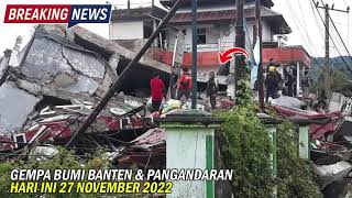 Setelah Cianjur Kini Banten & Pangandaran Diguncang Gempa Kuat Hari ini, Warga Berhamburan