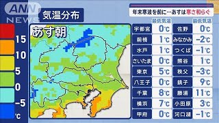 【関東の天気】年末寒波を前に…あすは寒さ和らぐ【スーパーJチャンネル】(2024年12月25日)